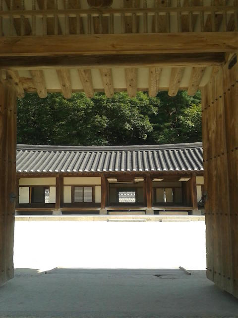 韓国伝統様式の建物